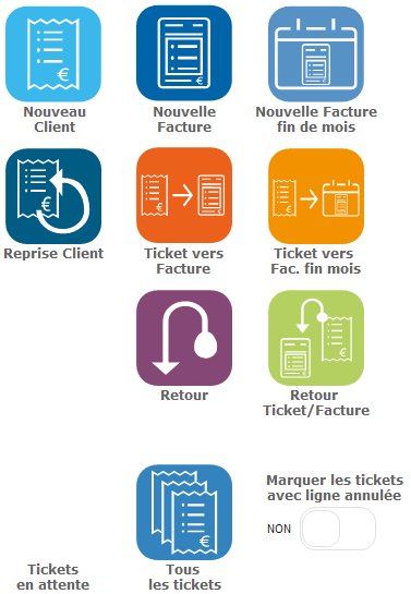 2. MENU DE GESTION DES TICKETS