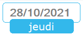 1. DATE SÉLECTIONNÉE